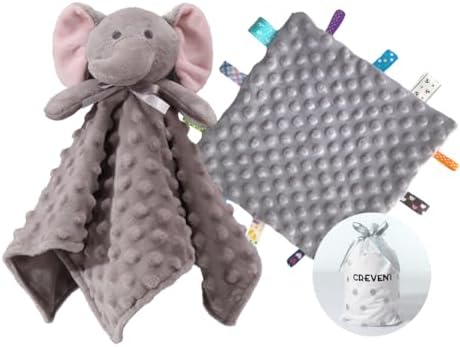 CREVENT Cozy Plush Baby Security Blanket Loveys by CREVENT