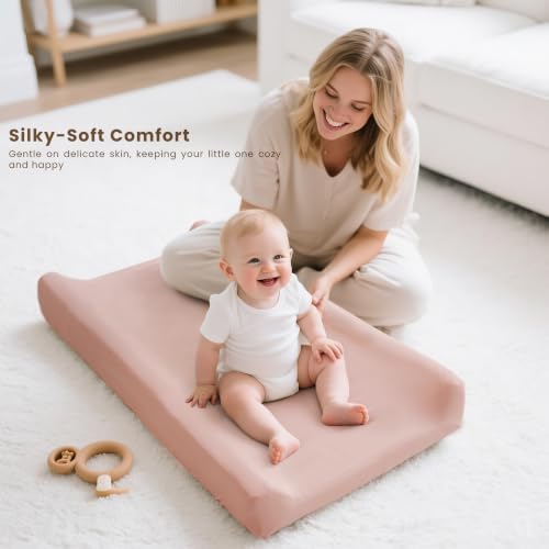 Konssy 3 Pack Stretchy Changing Pad Covers - Image 3