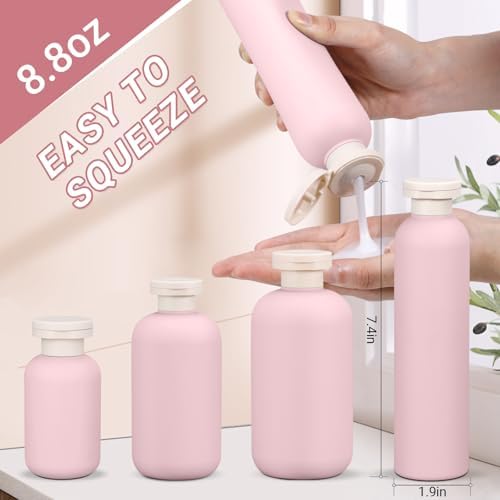 ASEVAT 8.8 oz Plastic Squeeze Bottles - Image 2