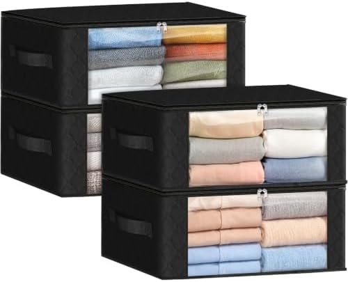 Fab totes 35L Closet Organizers, Foldable Under Bed Storage Containers by Fabtotes