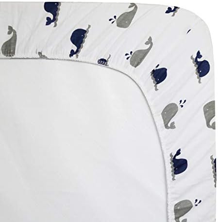 American Baby Company Cotton Fitted Crib Sheet 52x28" - Image 4
