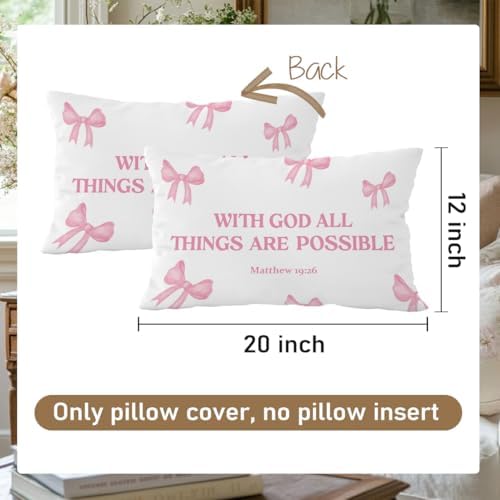 Pink Decorative 12x20 Throw Pillow Cover - Image 7