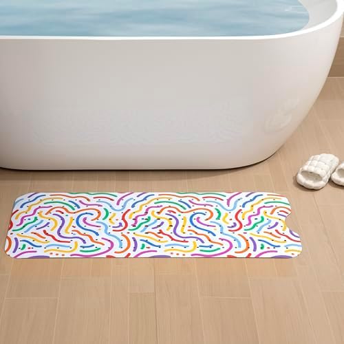YINENN Bath and Shower Safety Mats 40x16 inch, Non Slip - Image 6