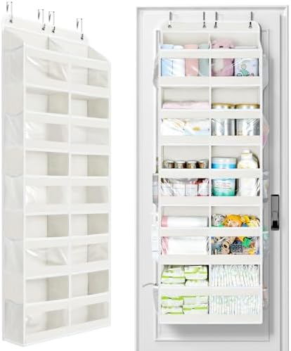 Yecaye 5-Tier Over The Door Organizer Dual-Column, 80lbs Load Extra Large Over by Yecaye