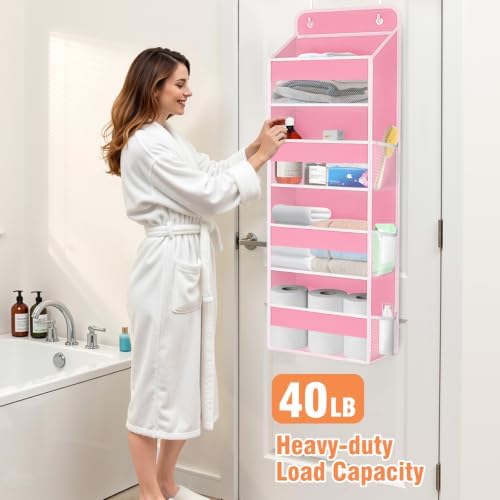 Over The Door Organizer Storage Large Capacity Hanging Bedroom Storage - Image 5