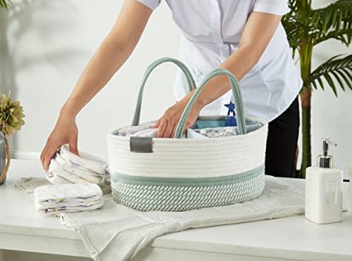 DECOMOMO XL Baby Caddy Organizer, Extra Large Diaper Caddy Basket - Image 4