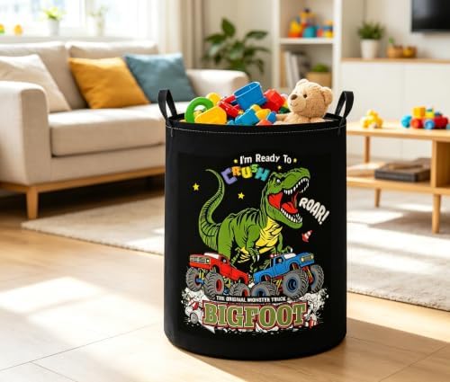 Baby Laundry Basket Baby Nursery Hamper Kids Laundry Basket Toy Storage Bin - Image 3