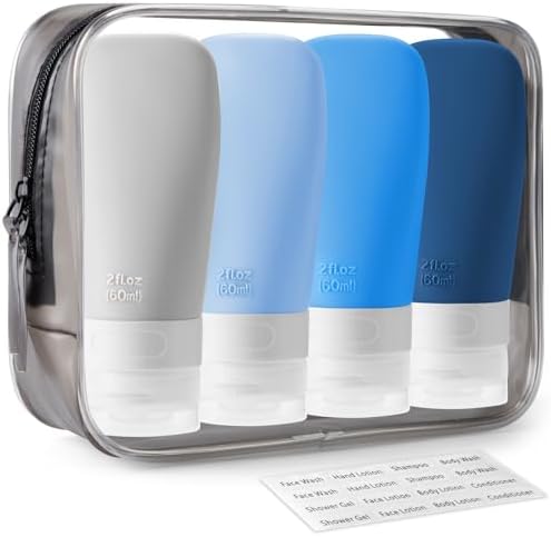 INSFIT Travel Bottles for Toiletries, TSA Approved 3oz Travel Size Containers by INSFITPortableTravelBottles
