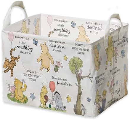 Winnie Storage Basket, The Pooh Nursery Baby Stuff, Winnie Nursery Storage by ZsaTuiy