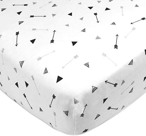 American Baby Company Cotton Fitted Crib Sheet 52x28" by AmericanBabyCompany