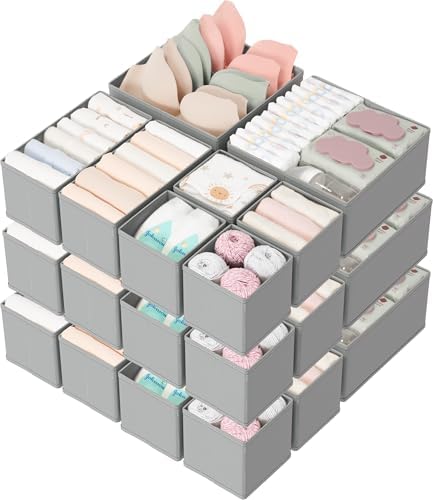 Criusia Drawer Organizers 18-Piece Set, Dresser Organizer by Criusia