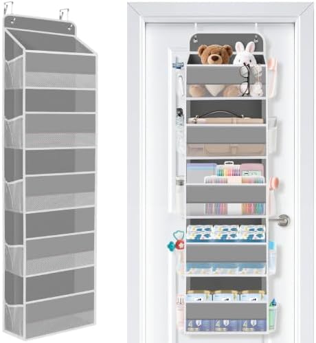 Over the Door Organizer, 5 Large Pocket Hanging Storage by Unknown