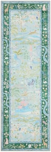 2x6 Hallway Runner Rug Non Slip Forest Nursery Runners Washable Stain Resistant - Image 4