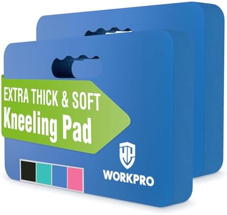 WORKPRO Extra Thick Kneeling Pad, Soft NBR Foam Cushioning by WORKPRO