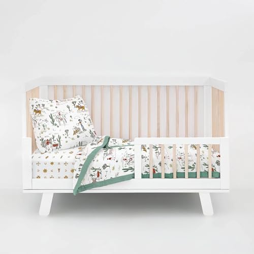 Little Unicorn Toddler Bedding 3-Piece Set | Includes Comforter, Crib Sheet & by LittleUnicorn