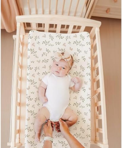 Konssy 2 Pack Muslin Changing Pad Covers - Image 3