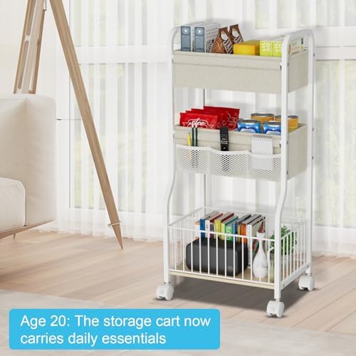 3-tier Baby Diaper Caddy Organizer and Storage Cart - Image 6