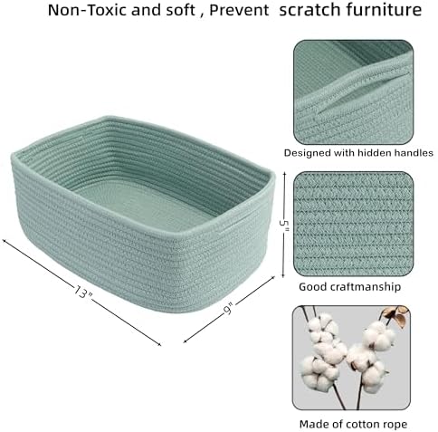 XUANGUO Small Woven Storage Baskets - Image 2
