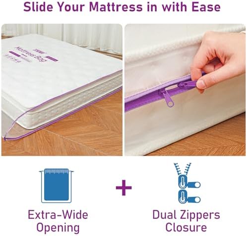 ZCHENBS® - Queen Mattress Bags for Moving, Waterproof Mattress Storage Bag - Image 3