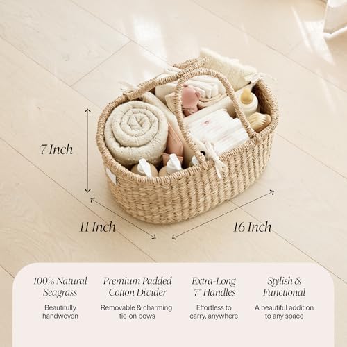 BEBE BASK Premium Baby Diaper Caddy Organizer Basket - Image 4