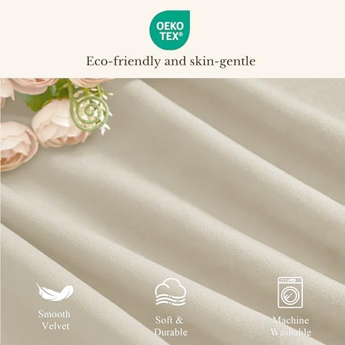 StangH 4-Panel Set Velvet Window Valance, 52x18 Inch - Image 7