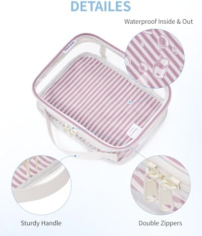 Narwey TSA Approved Clear Toiletry Bag - Image 5