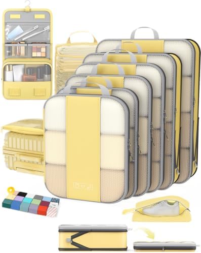 OlarHike 10 Set Compression Packing Cubes by OlarHike
