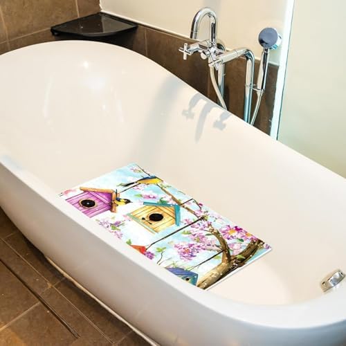 Non Slip Shower Mat Bathtub Mat 15.1x26.8 Inch, Quick Dry Bath Mat - Image 5