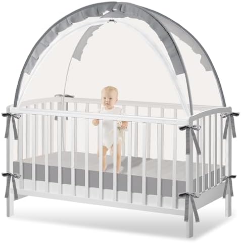 Crib Tent to Keep Baby from Climbing Out by Unknown