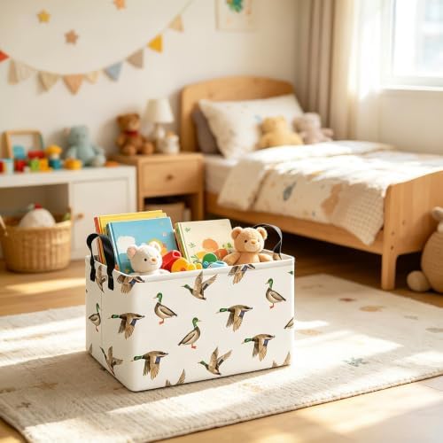 Rectangular Mallard Duck Storage Basket - Image 3