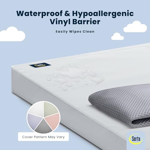 Serta Perfect Start Breathable Limited Two -Stage Crib Mattress and Toddler - Image 6
