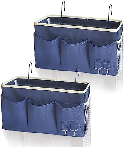 Bedside Caddy, Bedside Hanging Storage Organizer forBunk and Hospital Beds by SMALIGOLA