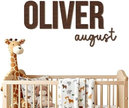 Personalized Nursery Name Sign by KALOTOYS