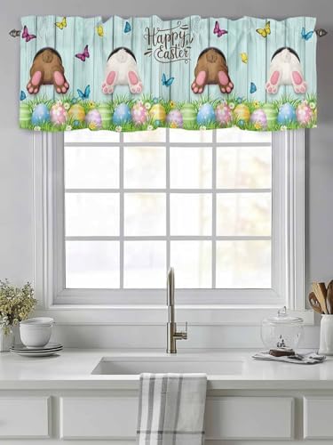 Vandarllin Spring Easter Kitchen Curtains Valances - Image 2