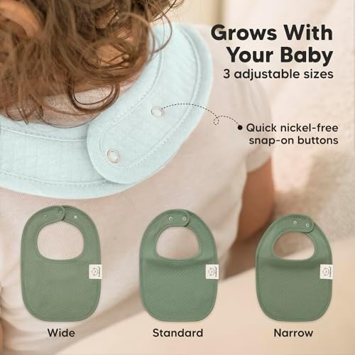 KeaBabies 8-Pack Baby Bibs for Drooling and Teething - Image 5