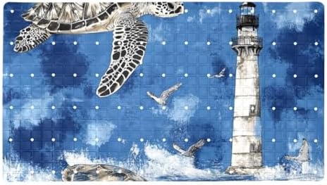 Shower Mat Bathtub Mat, 26.8x15.1 inch, Non-Slip Bath Mat by Anna+Cowper