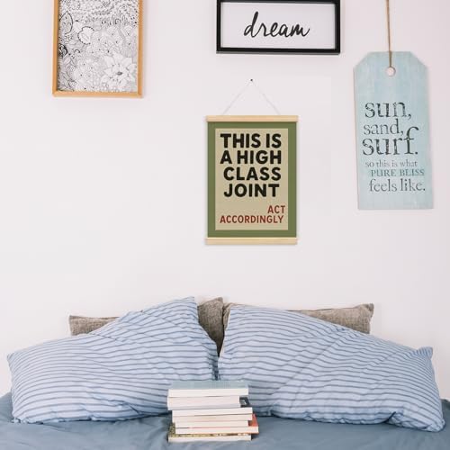 NaZaUK This Is A High Class Joint Wall Art Poster Hanger Frame, Minimalist - Image 2