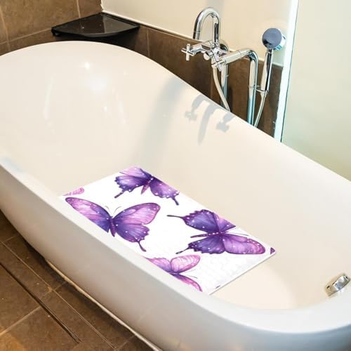 Bathtub Mat Non Slip 26.8x15.1 Inch, Machine Washable Shower Mats - Image 4