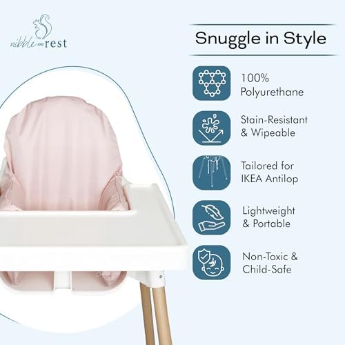 Nibble and Rest Highchair Cushion Cover, Compatible - Image 3