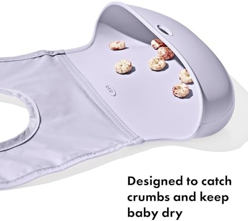 OXO Tot Roll-Up Bib, 2 Pack, Baby Registry Essentials - Image 2