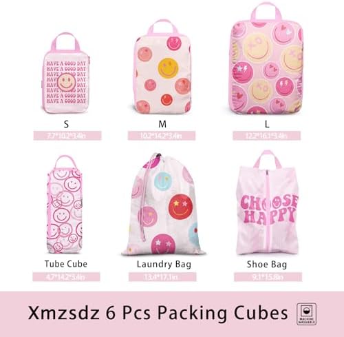 6 Pcs Compression Packing Cubes, Packing Cubes - Image 3