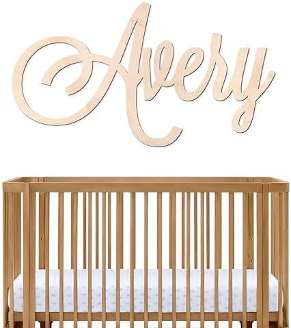 Wooden Name Sign, Baby name sign by Handmade