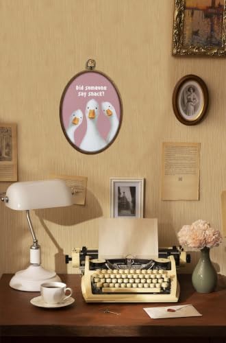 Silly Goose Kitchen Decor, Did Someone Say Snack Oval Wall Art, Waterproof - Image 5