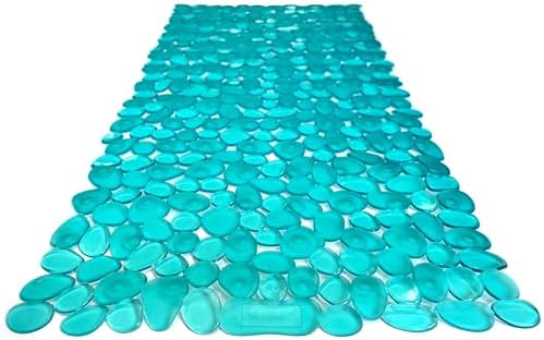 “Pebbles” Non-Slip Bathtub/Shower Mat 27.5”x14” Rectangular, Machine-Washable - Image 3