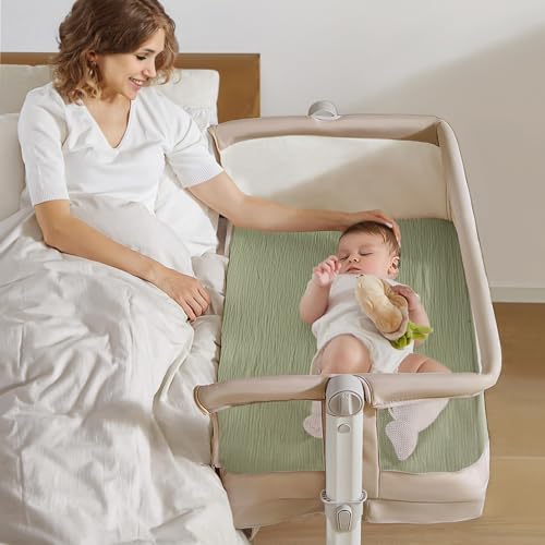 lulumoon Muslin Fitted Bassinet Sheet: Compatible - Image 3