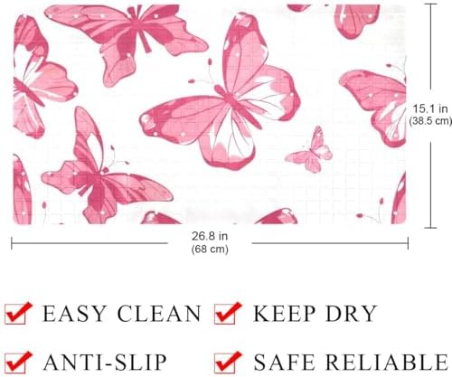 Bathtub Mat Non Slip 26.8x15.1In, Bathroom Decor PVC Shower Mats - Image 4