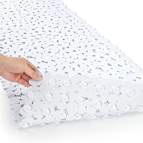 Pebble Shower Mat for Bathtub Non Slip Mat 35"X16" by HOME