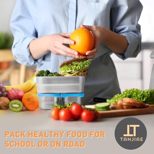 Tanjiae Small Stainless Steel Lunch Containers - Image 5