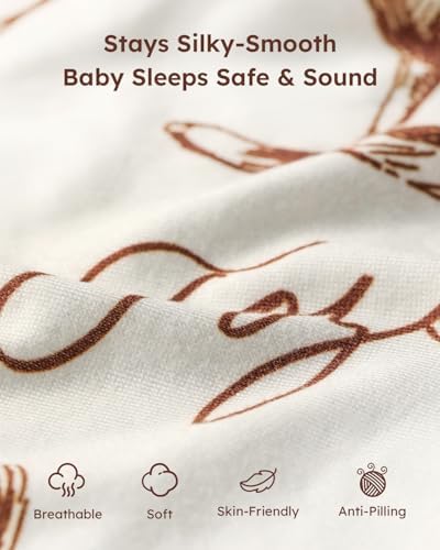 Yoofoss 2-Pack Baby Crib Sheets - Image 2