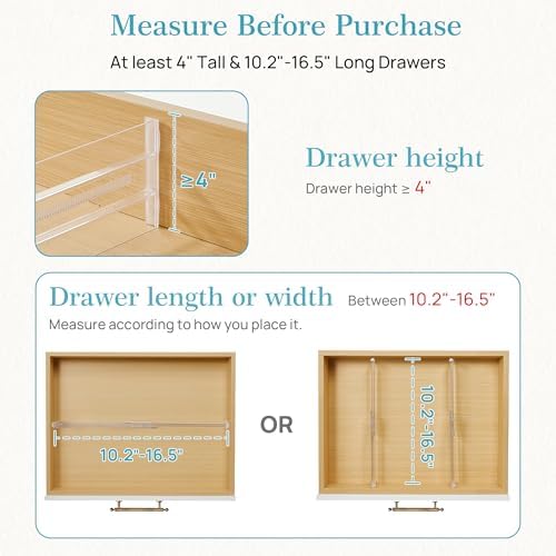 Vtopmart 8 Pack Drawer Dividers - Image 3